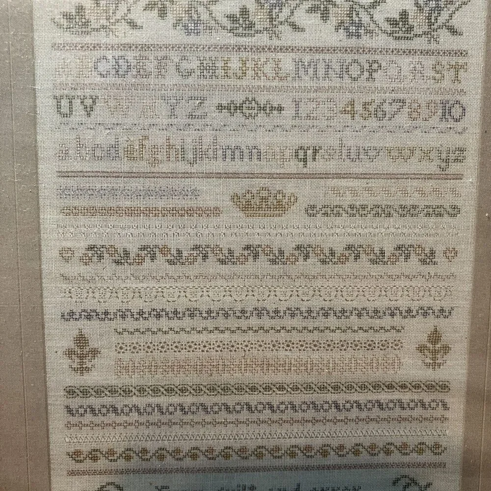 VTG 91 Serendipity Designs Silk On Linen Cross Stitch Needlepoint Craft Kit NIP